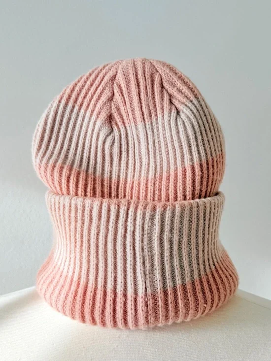 H&M Divided Ribbed Beanie – Pink / One Size - Picture 4 of 6